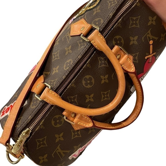 Louis Vuitton | Speedy Bandouliere 30 Multi-Color Monogram Patches Handbag - Picture 11 of 16
